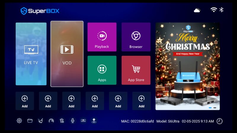 SuperBox S6 Ultra launcher SuperBox S6 Ultra launcher