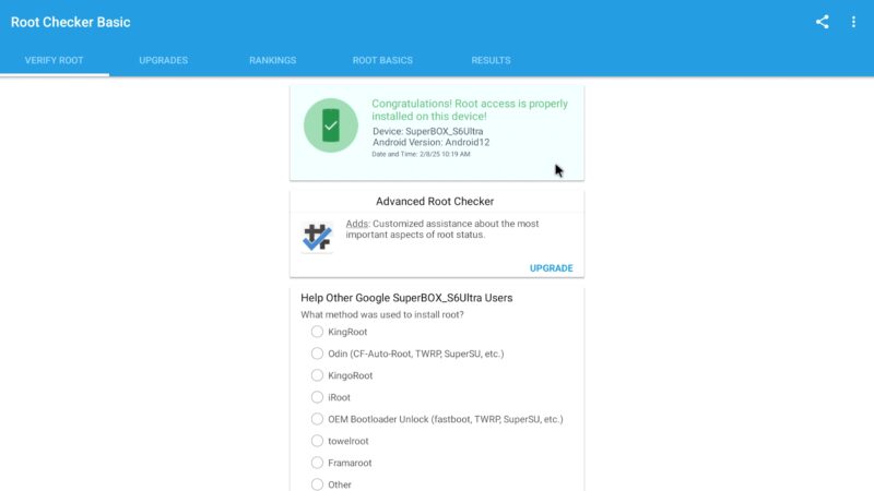 SuperBox S6 Ultra root access SuperBox S6 Ultra root access
