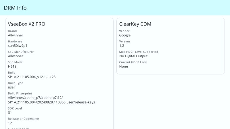 Monsterbox X2 Pro DRM info
