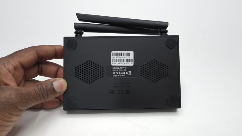 Monsterbox X2 Pro bottom panel