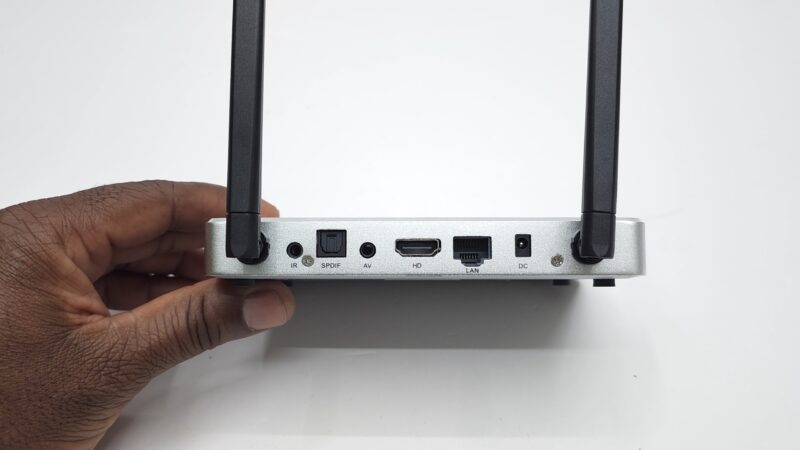 Octastream elite max rear IO ports