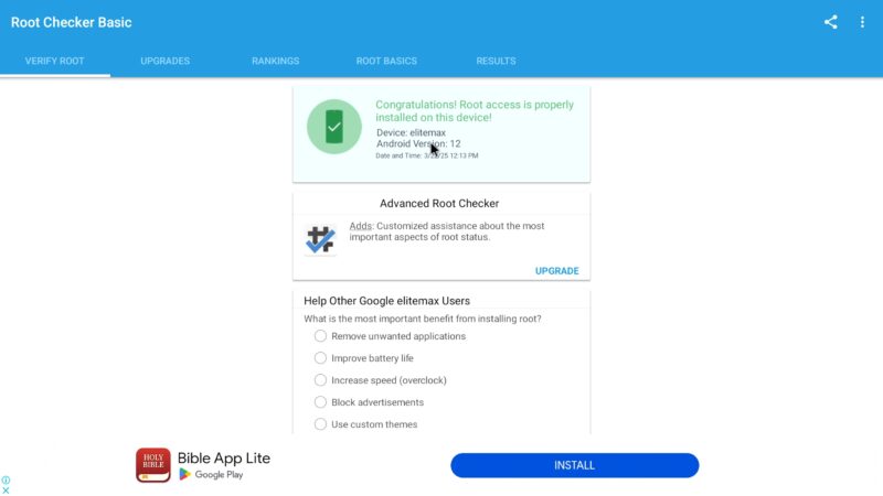 Octastream elite max root access