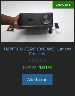 Happrun JQ820 projector