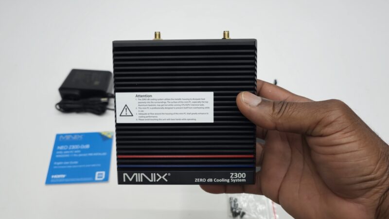 Minix Z300 Mini PC surface view