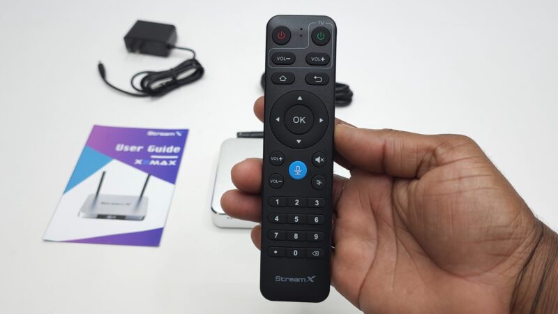 StreamX X2 MAX Bluetooth remote