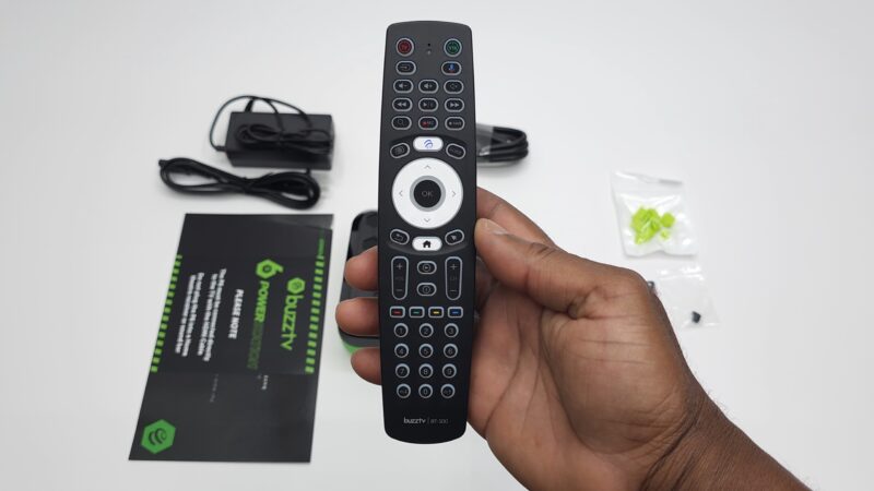 BuzzTV Powerststrion 6 Bluetooth remote