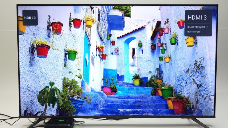 BuzzTV Powerststrion 6 HDR10 display