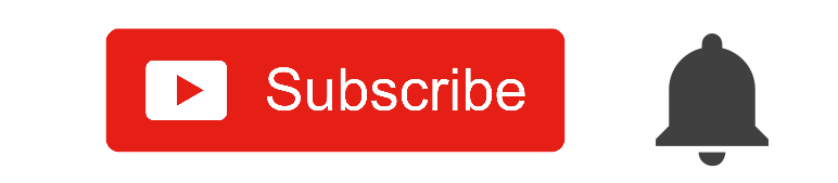 Subscribe Button and bell white