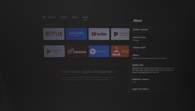 Wanbo Vali1 Google certification and Netflix ESN