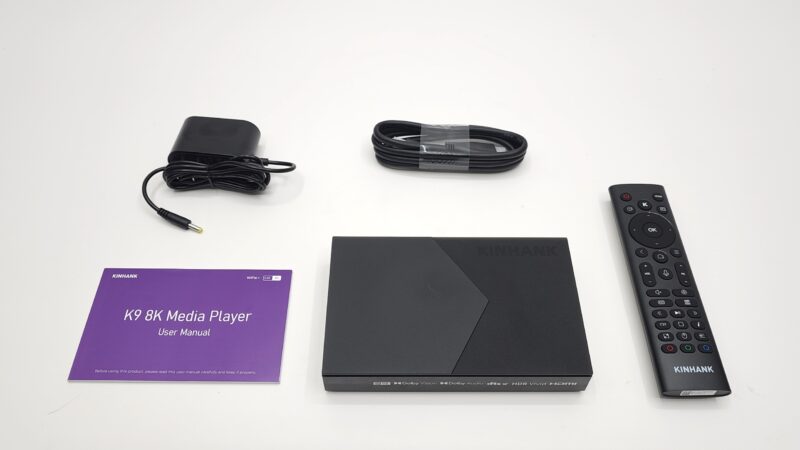 KINHANK K9 in the box