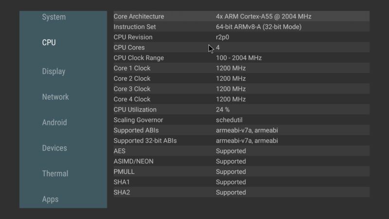 YOKATV IPX2 CPU info
