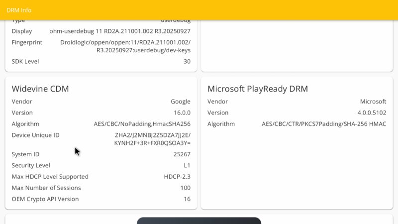 YOKATV IPX2 DRM info