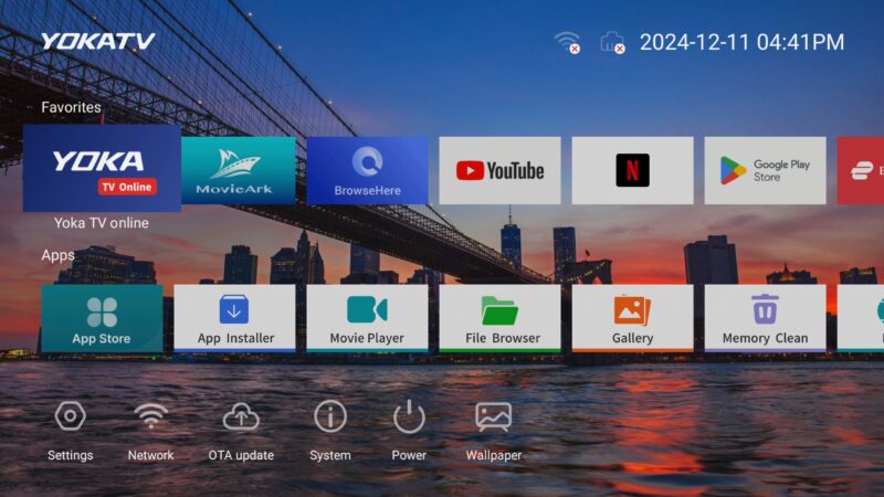 YOKATV IPX2 launcher