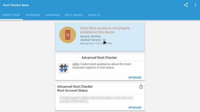 vSeeBox V6 Plus no root access vSeeBox V6 Plus no root access