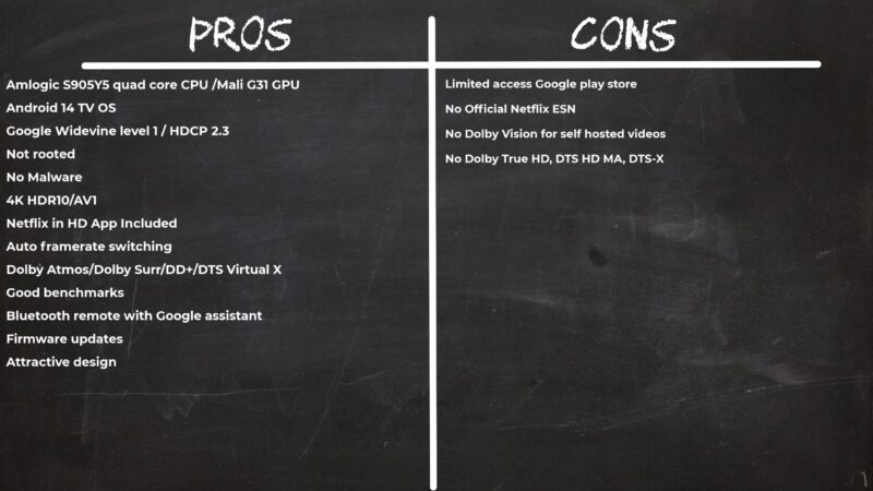 vSeeBox V6 Plus pros and cons vSeeBox V6 Plus pros and cons