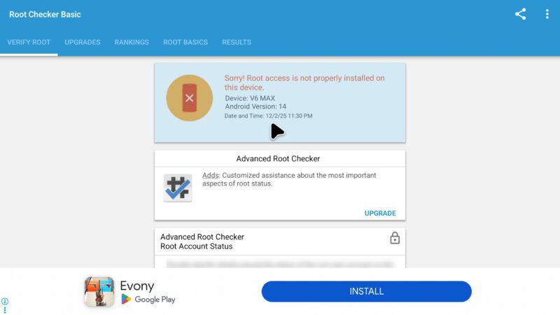 vSeeBox V6 Max Root access