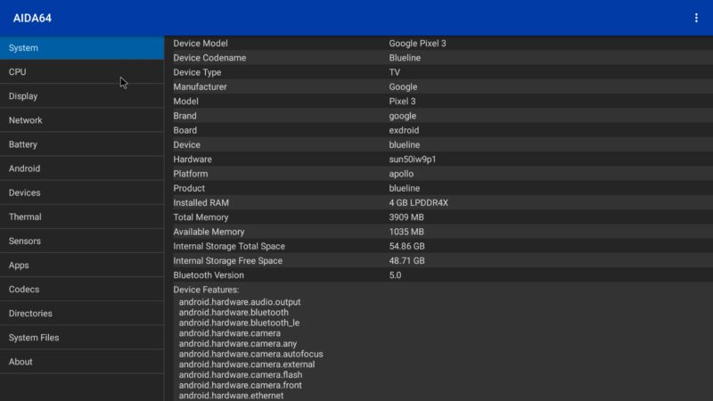 DiGiBox D6 Max CPU info
