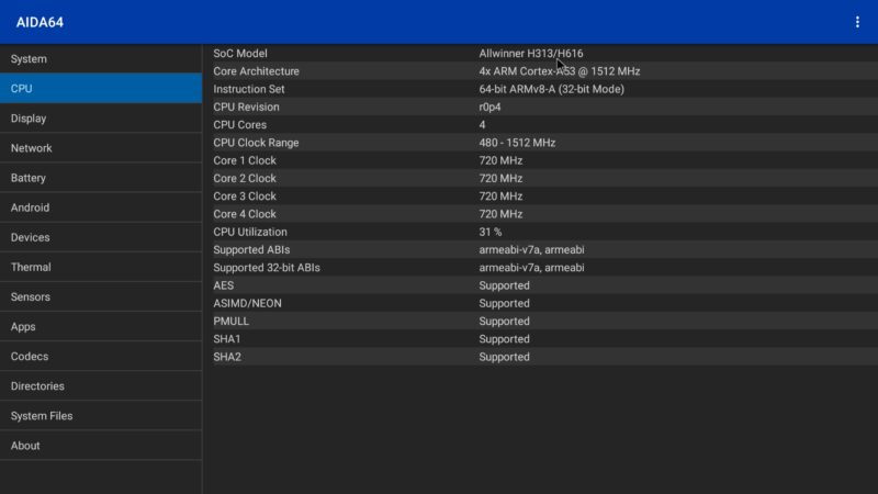 DiGiBox D6 Max system info