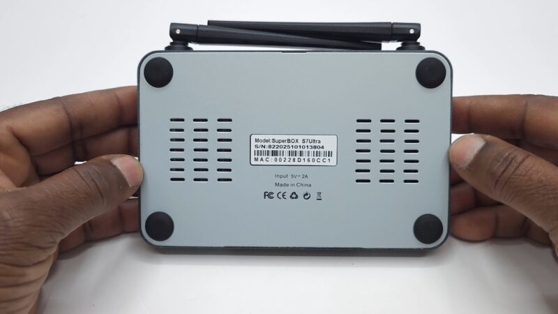 SuperBox S7 Ultra bottom panel SuperBox S7 Ultra bottom panel
