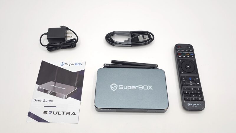 SuperBox S7 Ultra in the box SuperBox S7 Ultra in the box