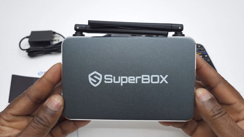 SuperBox S7 Ultra top view SuperBox S7 Ultra top view