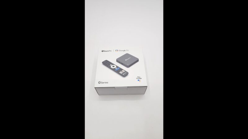 BuzzTV G Series Box packaging