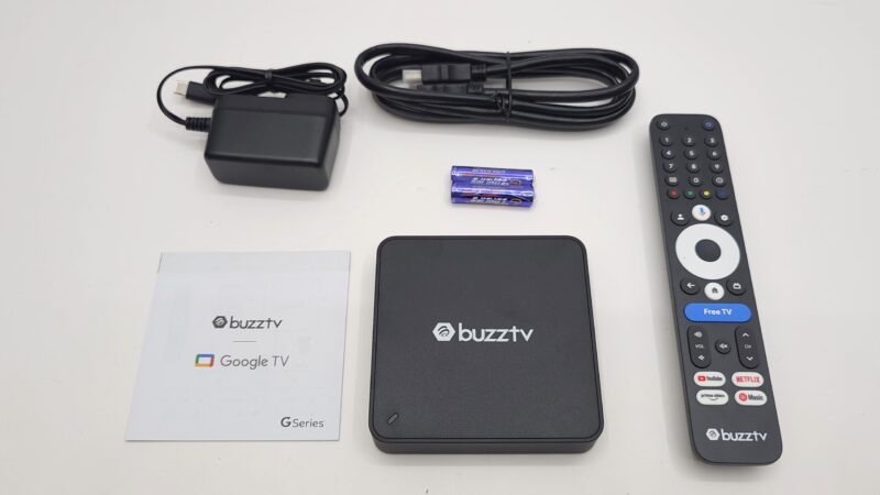 BuzzTV G Series in the box
