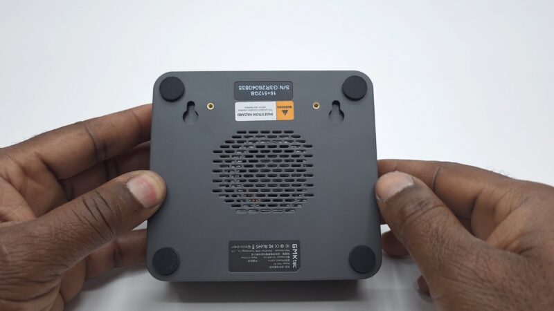 GMKtec G3 Pro bottom Panel