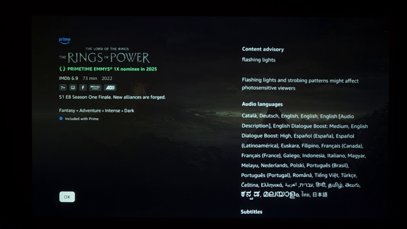 Vankyo V700G Pro Prime video and Netflix ready (Custom)