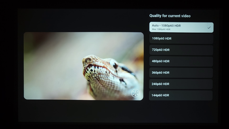 Vankyo V700G Pro YouTube quality (Custom)
