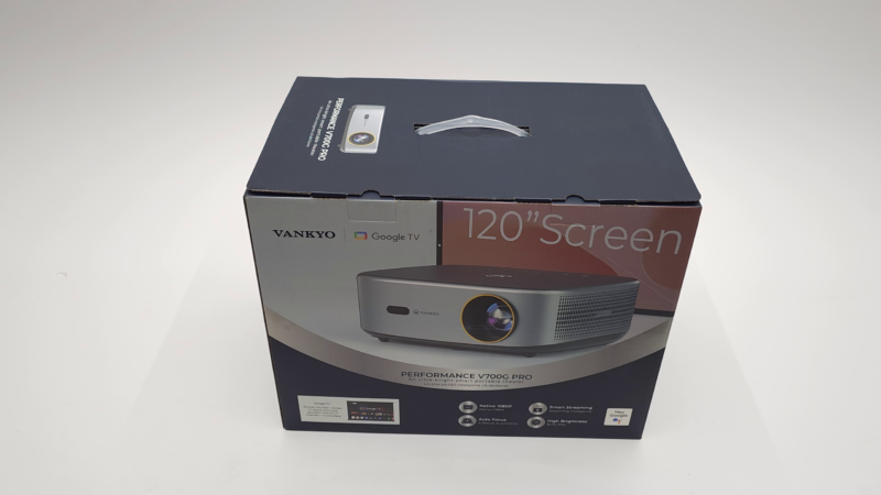 Vankyo V700G Pro box package (Custom)