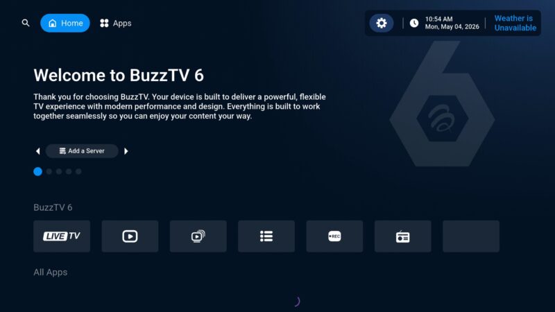 BuzzTV Classic AI launcher
