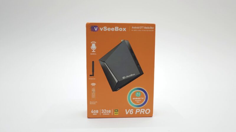 vSeeBox V6 Pro box package vSeeBox V6 Pro box package