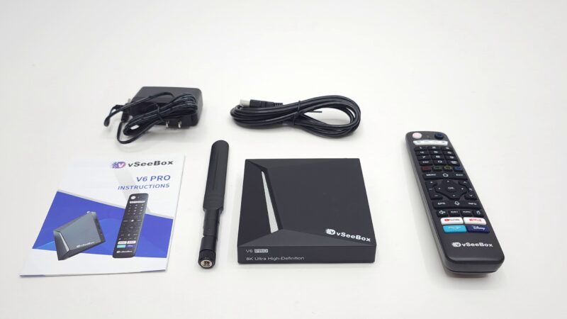 vSeeBox V6 Pro in the box vSeeBox V6 Pro in the box