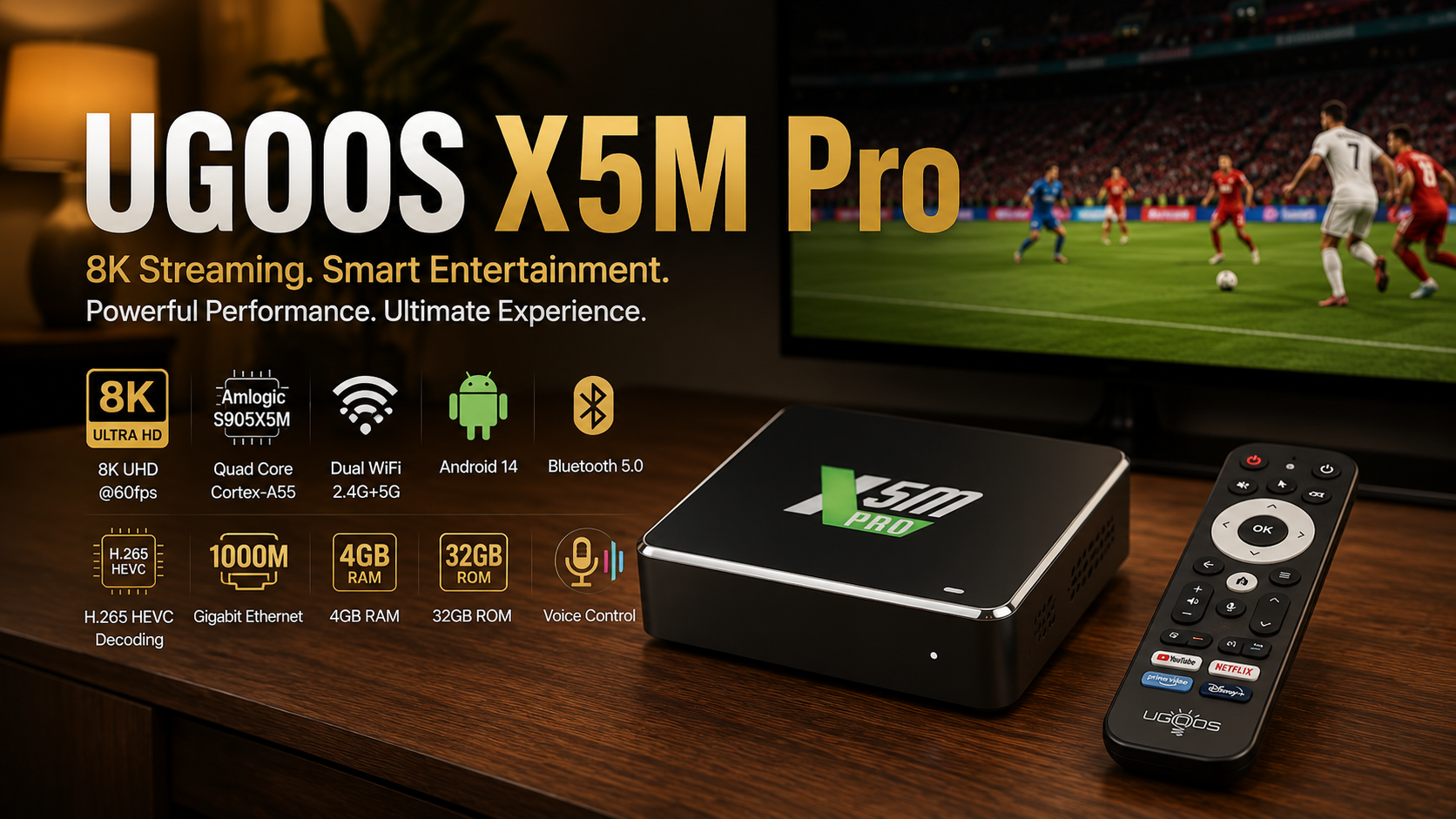 Ugoos X5M Pro TV Box