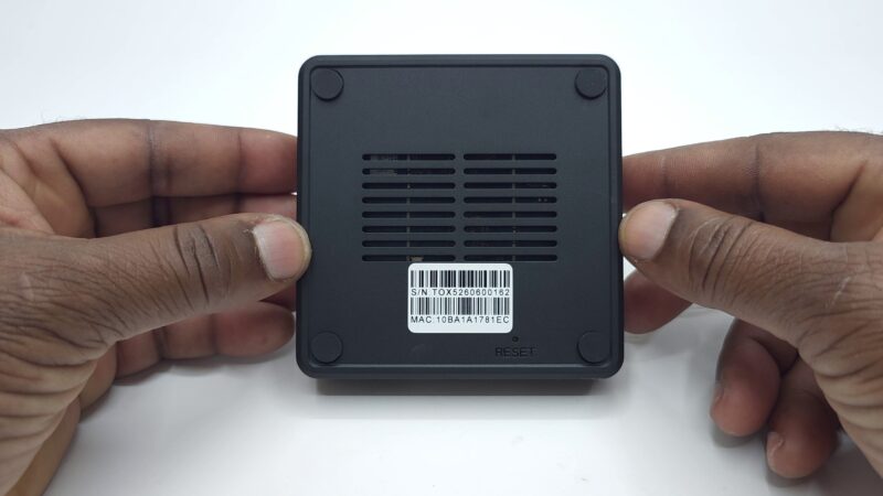 TOX5 Lite TV Box bottom panel TOX5 Lite TV Box bottom panel
